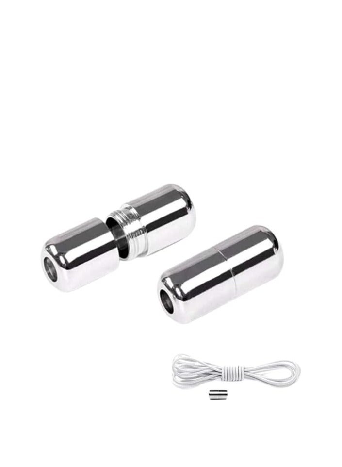 MySouq Metal Capsule No-Tie Shoelace Clasps - Screw Turn Lock Buckles for Elastic Shoelaces, Sports and Casual Shoes Accessories(2 PCS) - Image 4