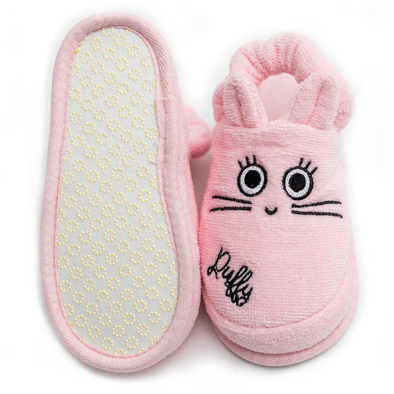 Toddler Slippers, 18cm 100% Cotton, Kids Indoor Slippers, Non-Slip Soft Sole, Slip-On Lightweight, Breathable, Ideal for Home, Bath, Indoor Use, Chancin Rabbit Design, For Boys and Girls, 2-4 Years Old - Image 5