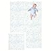 TCBunny Extra Large Baby Play Mat 4FT x 6FT NonToxic Foam Puzzle Floor Mat for Kids Toddlers Persia Handmade Pattern Blue and White - Image 3