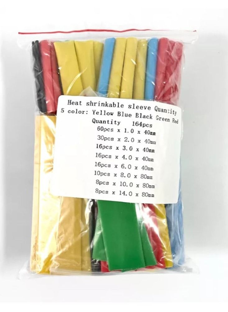 Generic 164 Pcs Electric Insulation Heat Shrink Wrap Cable Sleeve  - Image 2