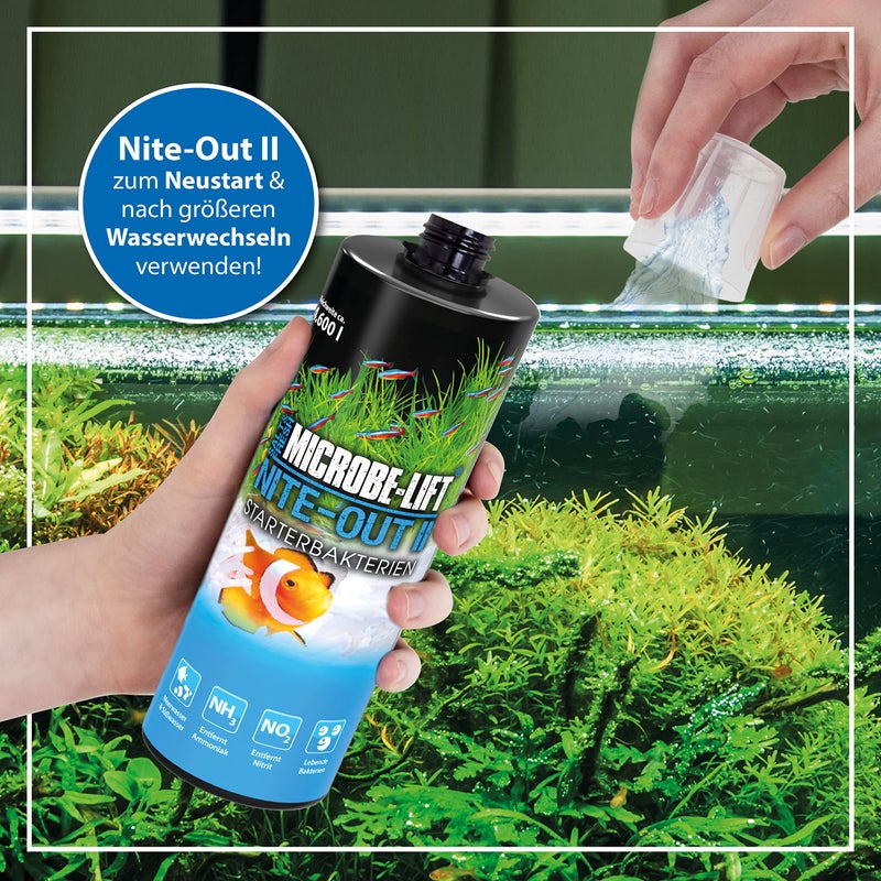 Arka MICROBE-LIFT Nite-Out II Aquarium Bacteria for Start-up, Instantly Cycle Aquariums, Add Fish on Day 1, Rapid Ammonia and Nitrite Reducer for Freshwater & Saltwater Fish Tank, 64 Ounces (NITEH64) - Image 4