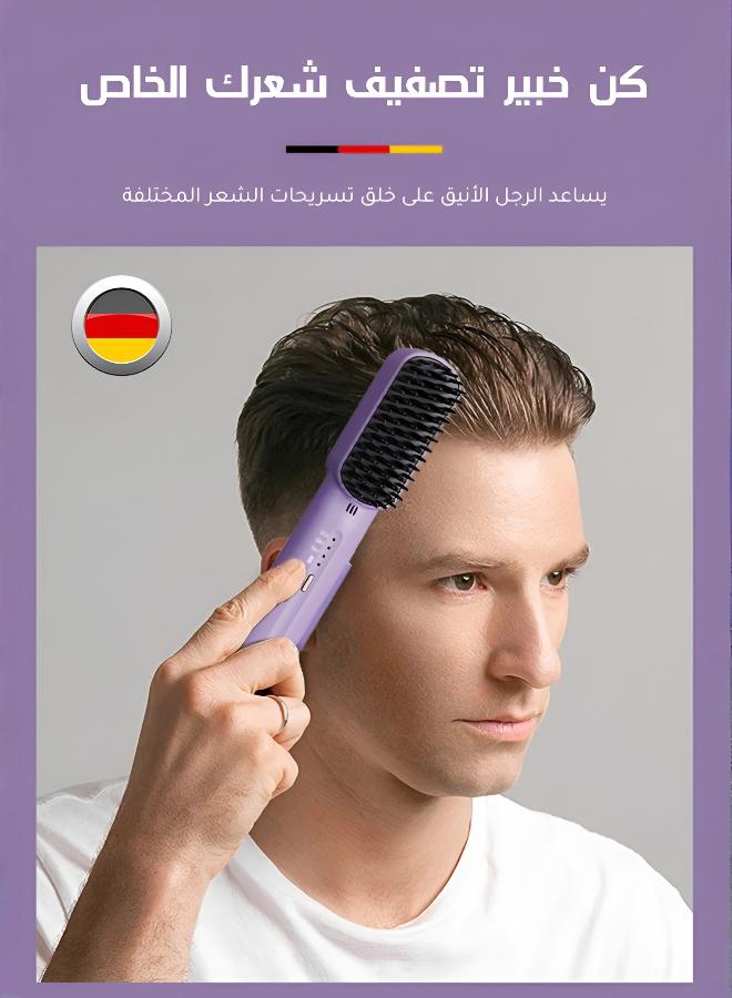 Portable Mini Cordless Hair Straightening Comb with Negative Ion Technology (No Hair Damage) - Image 5