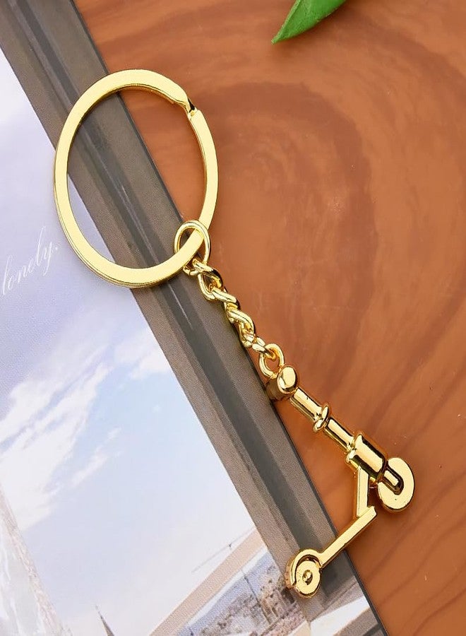 Yreamont Gold Scooter Keychain Gifts for Best Friend Birthday Christmas Gifts for Women Men Sport Gifts for Boyfriend Girlfriend Souvenir Key Chain Gift for Boys Girls Scooter Lover Gifts for Daught Son - Image 5