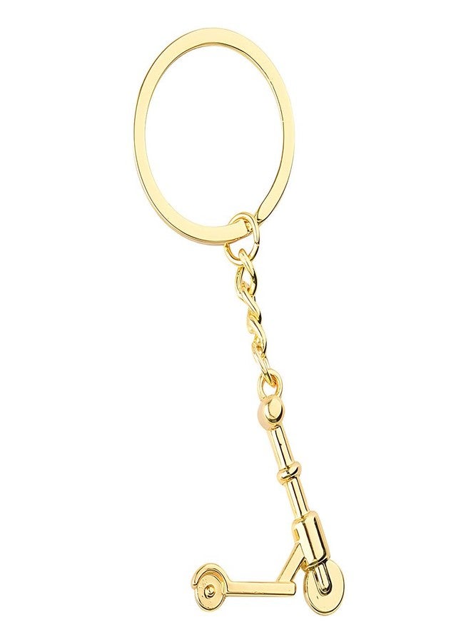 Yreamont Gold Scooter Keychain Gifts for Best Friend Birthday Christmas Gifts for Women Men Sport Gifts for Boyfriend Girlfriend Souvenir Key Chain Gift for Boys Girls Scooter Lover Gifts for Daught Son - Image 1
