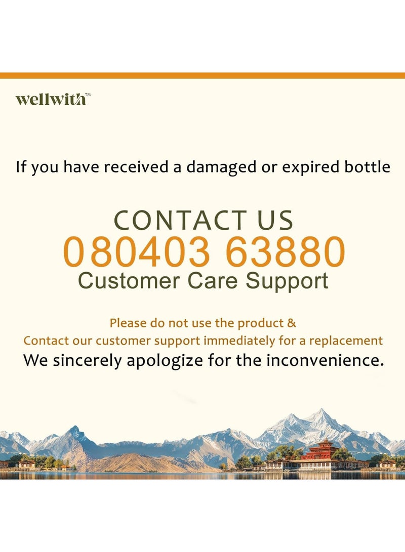 Ayuzera (Wellwith) Himalayan Sea Buckthorn Pulp Concentrate 300ml | Cold-Pressed | Makes 50 Glasses | Natural Vitamin C, Omega 3 6 7 9, Antioxidants | Immunity, Skin Glow & Gut Health Support | Juice Seabuckthorn - Image 4