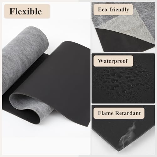 Frienda 1.33 x 25 ft Mass Loaded Vinyl Soundproofing 1lb, Mlv Soundproofing for Sound Absorber, 2mm Thick, Anti Vibration Deadening Material - Image 5