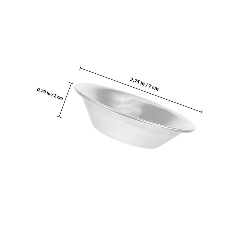 Aluminum Egg Tart Molds 10pcs Mini Baking Cups Small Cake Pan Set - Image 3