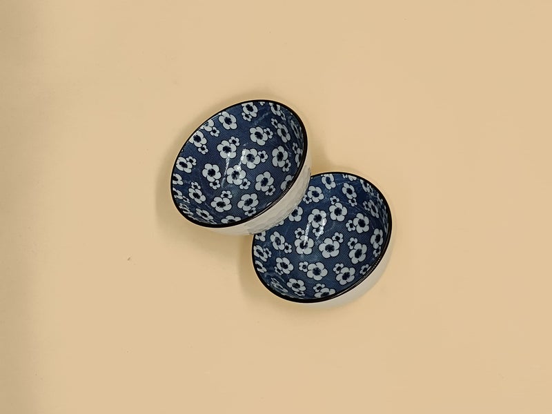 P Plus Fire Stackable Ramen Pasta Ceramic Serving Bowls, Big Round Microwavable Porcelain Bowls for Kitchen(Pack of 2) - Image 2