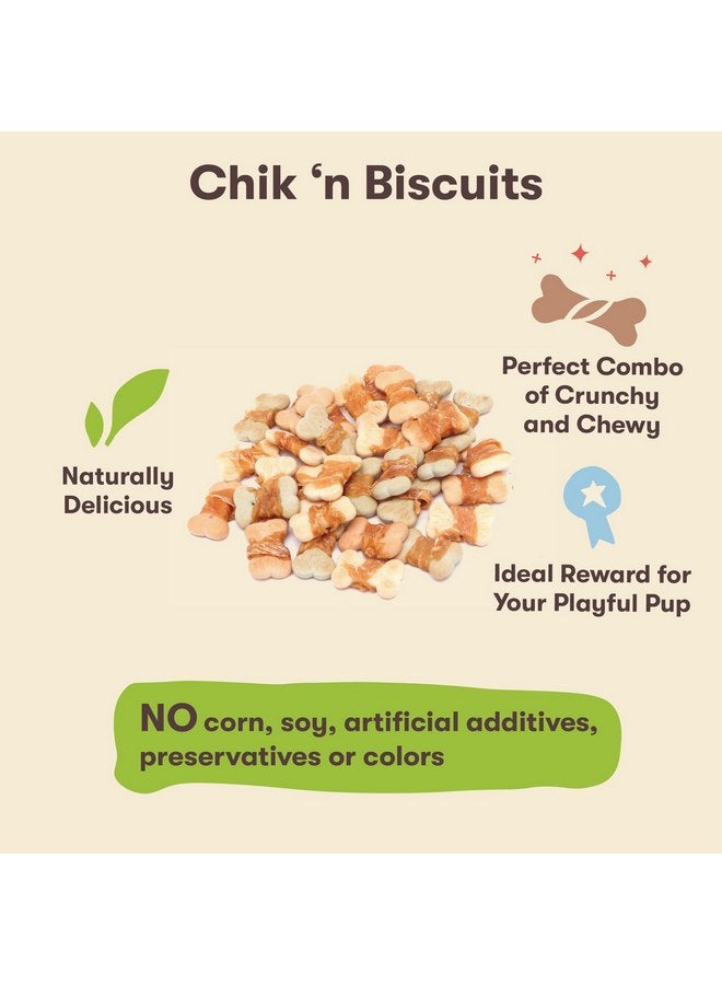 Pet 'n Shape Chik 'n Wrapped Biscuits - Jerky Dog Treats - 1 Pound - Image 4