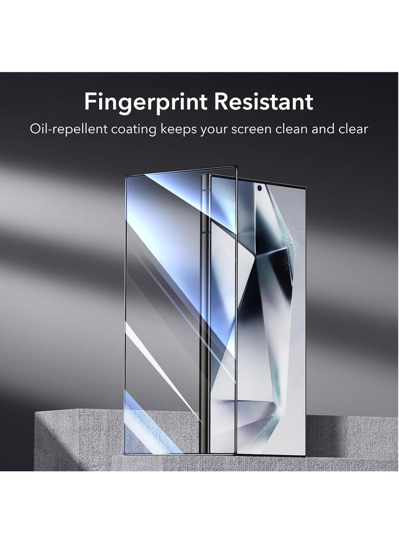 For Samsung Galaxy S24 Ultra Screen Protector, Anti-fingerprint, Anti-oil Stain High-Definition Clear Tempered Glass Film (2 Pack)