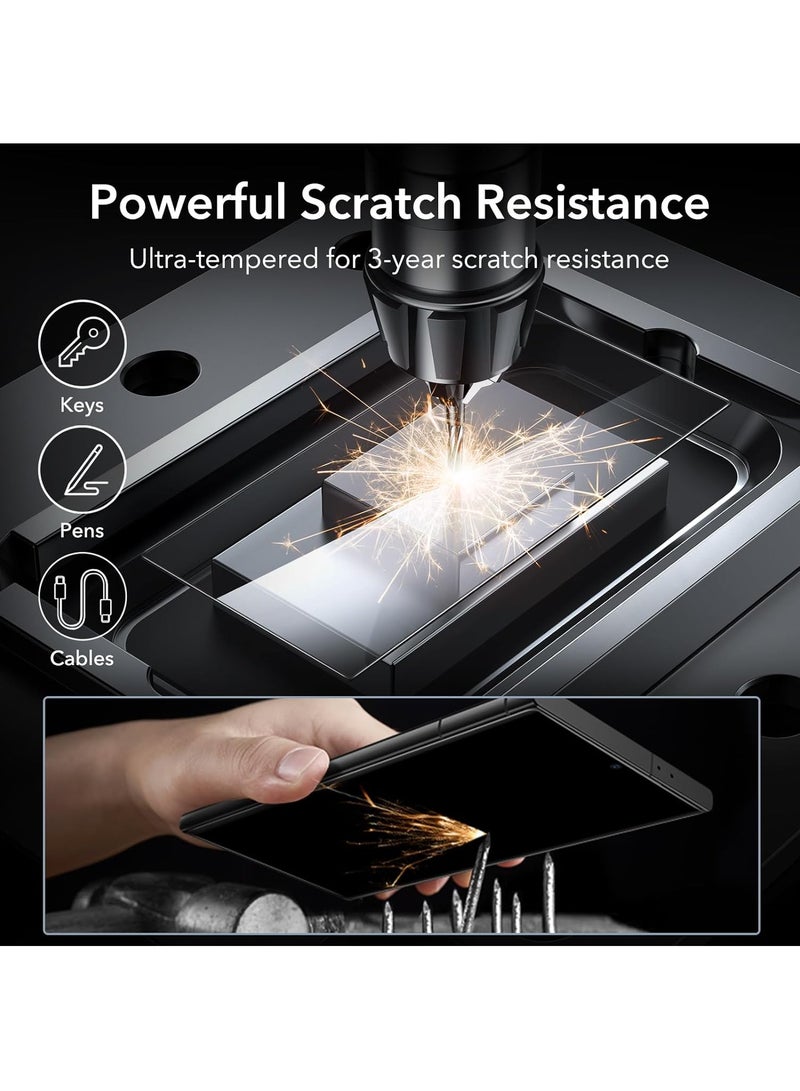 For Samsung Galaxy S24 Ultra Screen Protector, Anti-fingerprint, Anti-oil Stain High-Definition Clear Tempered Glass Film (2 Pack)