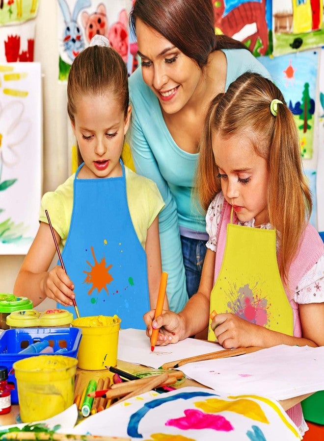 KUUQA 40 Kids Aprons for Art and Classroom Supplies - Image 4