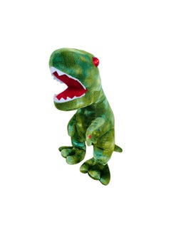 MIGHTY MEGASAUR Mighty Megasaur King Size T-Rex 18 Inches Roaring and Talk Back Light & Sound Stuffed Toy Giant Dinosaur Plush with Interactive Features  - Image 1