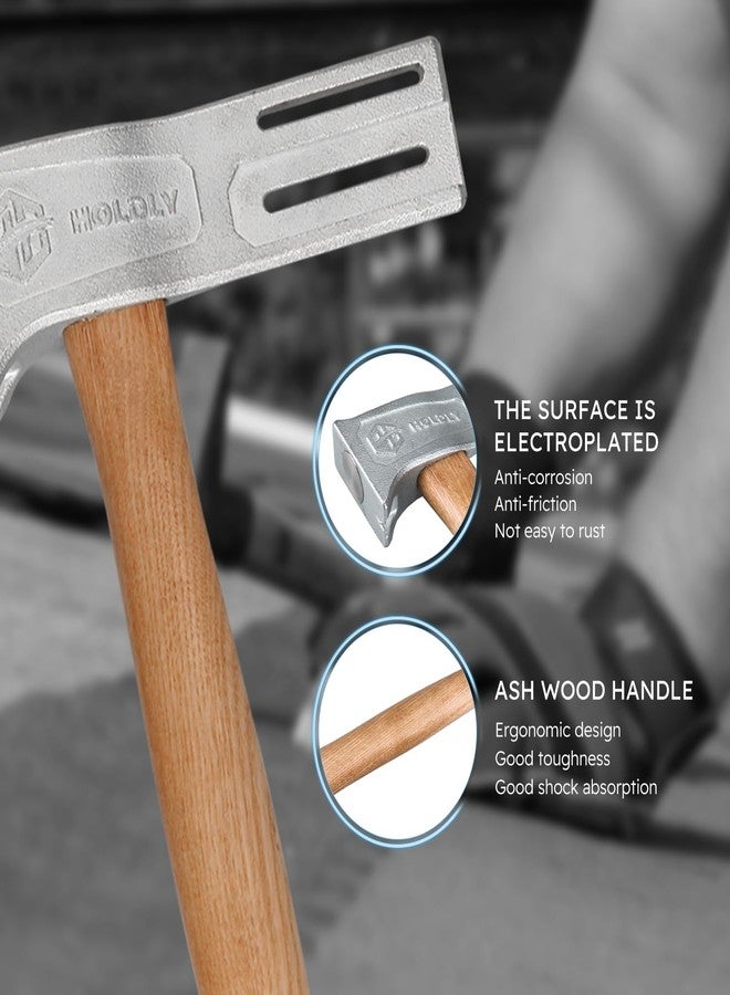 Holdly Magnetic Roofing Hammer, Magnetic Roofing Hatchet Designed to Improve Efficiency, Roofing Axe with Solid Wood Handle, A Roofing Tools That Can Be Used to Quickly Nail Roofing Nails And Felt Caps - Image 4