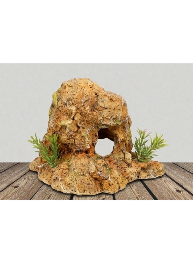 كهف إخفاء السلاحف ومنصة التشمس - موديل DB-022 - مخبأ الزواحف والسلاحف والثعابين - Image 4