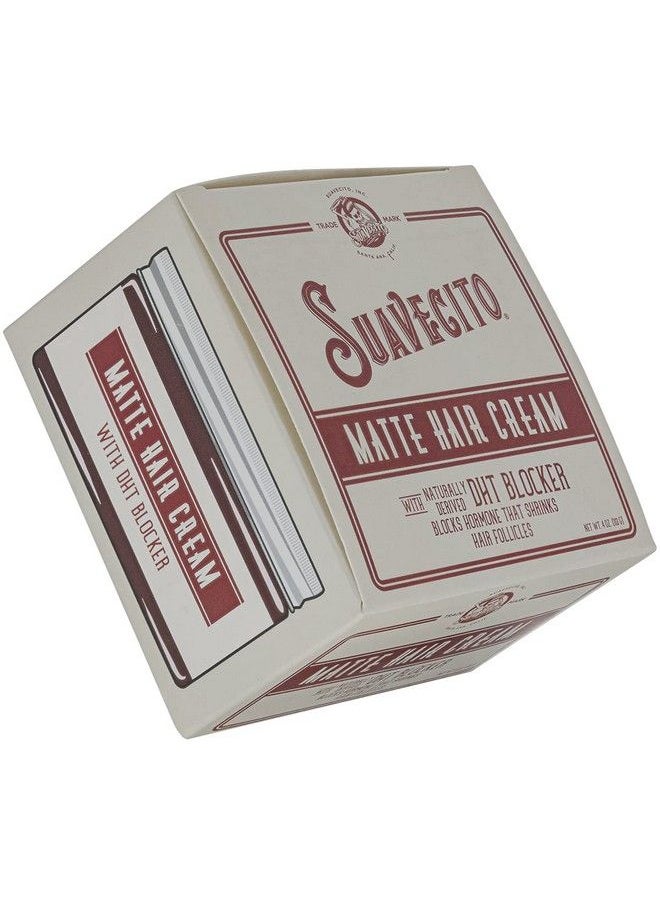 SUAVECITO - Pomade Matte Hair Cream With Dht Blocker For Hair Regrowth Low Shine Light Hold For Styling Thinning Hair To Look Thick & Full With Volume - Image 1