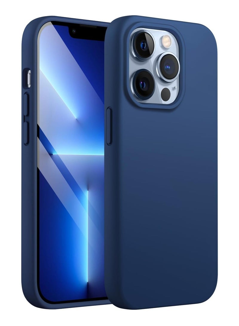 DUSALA iPhone 13 Pro Max Case, Liquid Silicone Phone Case for iPhone 13  Pro Max 6.7 Inch, Colorful Silky-Soft Protective Cover(Blue) - Image 1