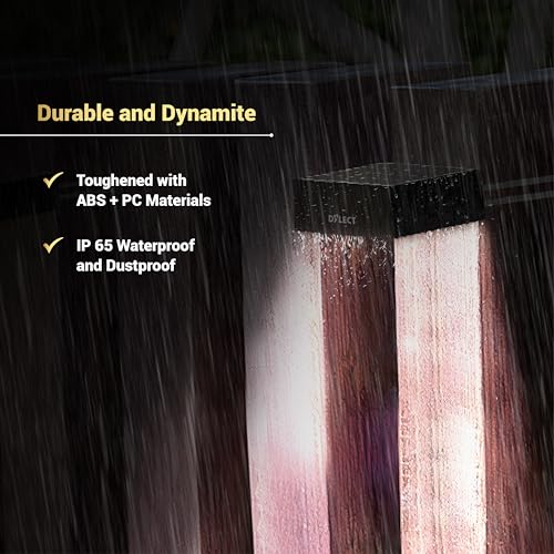 Dylect® Luxe Ultra Bright LED Solar Down Light Outdoor for Wall, Garden, Balcony/Solar Home Décor Light | Guaranteed 24Hr Runtime | Motion Sensor + Multiple Modes | IP65 Waterproof (Warm White) - Image 4