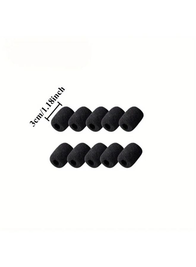 3pcs Black Windproof Pop Filter Microphone Cover Honeycomb Design Anti Splash - Image 5