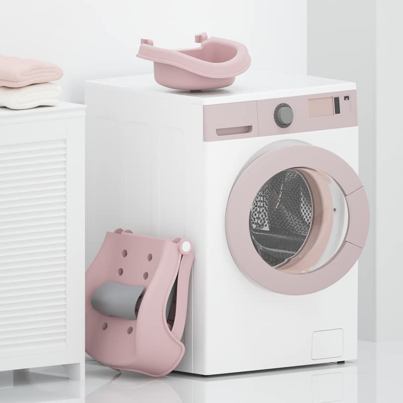 Lizipai Adjustable Children Shampoo Chair for 3-10 Year Old Bathing Seat Tub Collapsible with Prevent Wet Clothes Design - Image 4