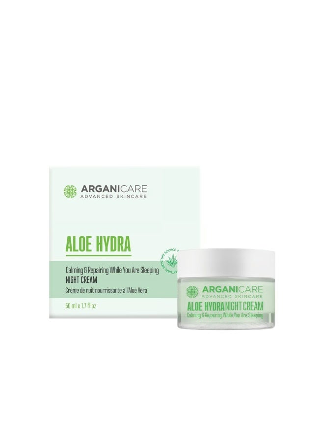 Arganicare Aloe Hydra Night Cream 50ml - Image 1