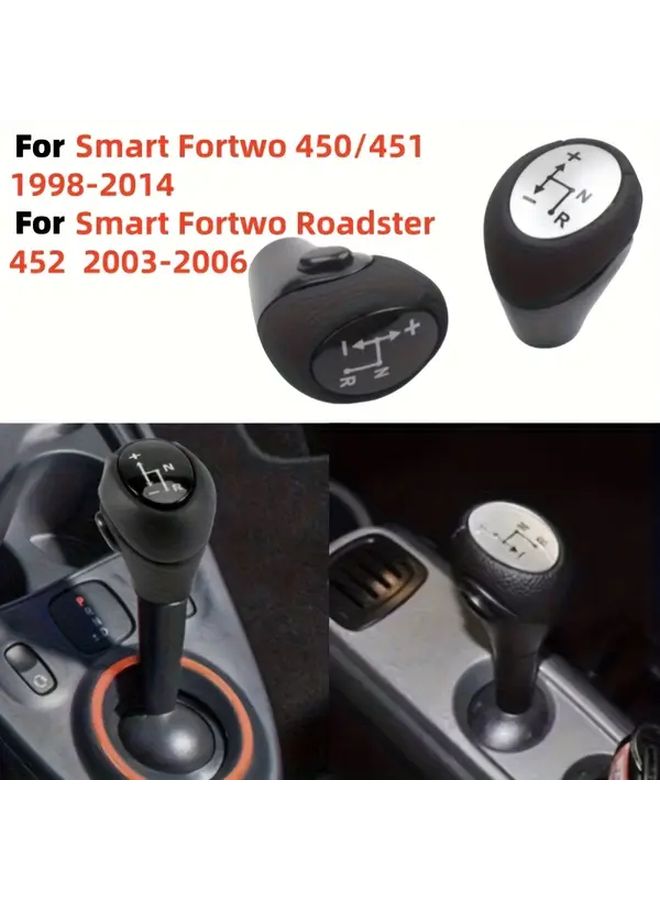 Automatic Gear Shift Knob Lever Shifter For Car Interior Upgrade Black Color - Image 1