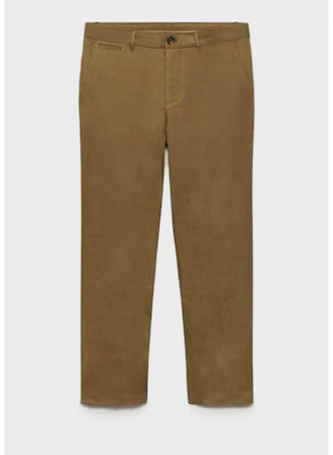Mango Man Casual Slim-Fit Pants