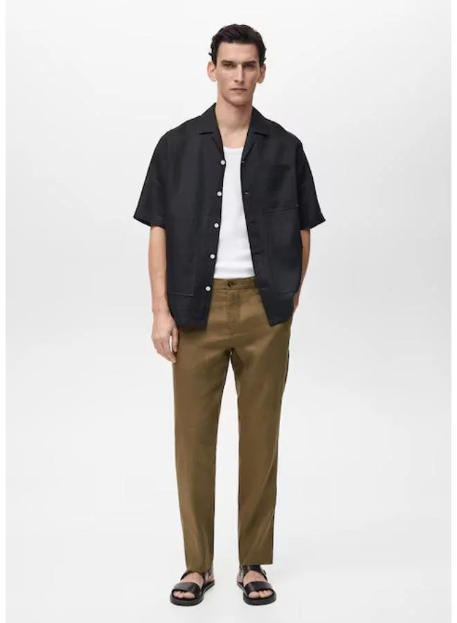 Mango Man Casual Slim-Fit Pants