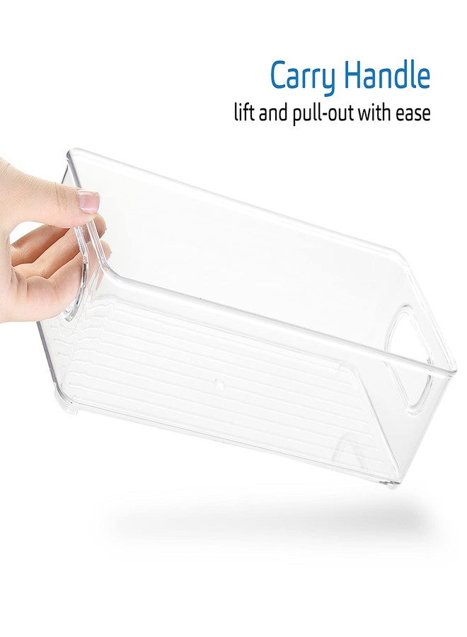 StorageBud Pantry Organization And Storage - Refrigerator Organizer Bins - Stackable Clear Fridge & Freezer Organizer Bins - Great Bins For Pantry, Storage, Organizer, Fridge, Freezer, & More - Image 4