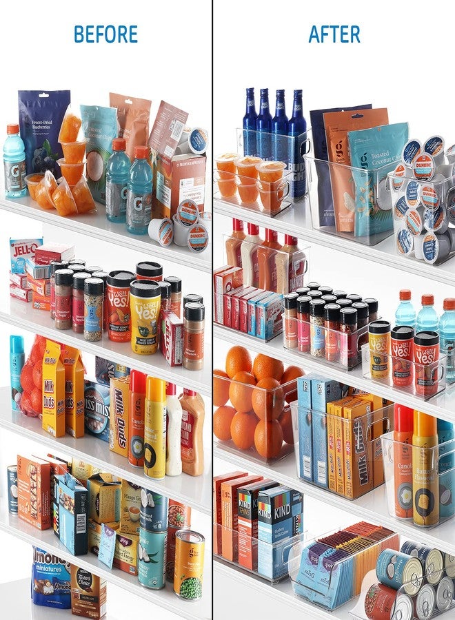 StorageBud Pantry Organization And Storage - Refrigerator Organizer Bins - Stackable Clear Fridge & Freezer Organizer Bins - Great Bins For Pantry, Storage, Organizer, Fridge, Freezer, & More - Image 2