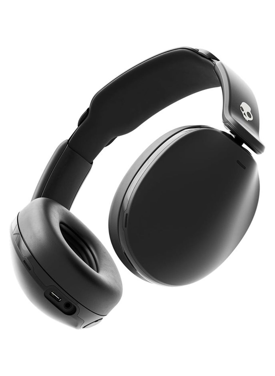 Hesh 360 Wireless Over-Ear Bluetooth Headphones, Up to 100 Hours Battery, Noise Isolating Fit, Flat-Folding Collapsible Design, Microphone iPhone Android - True Black True Black