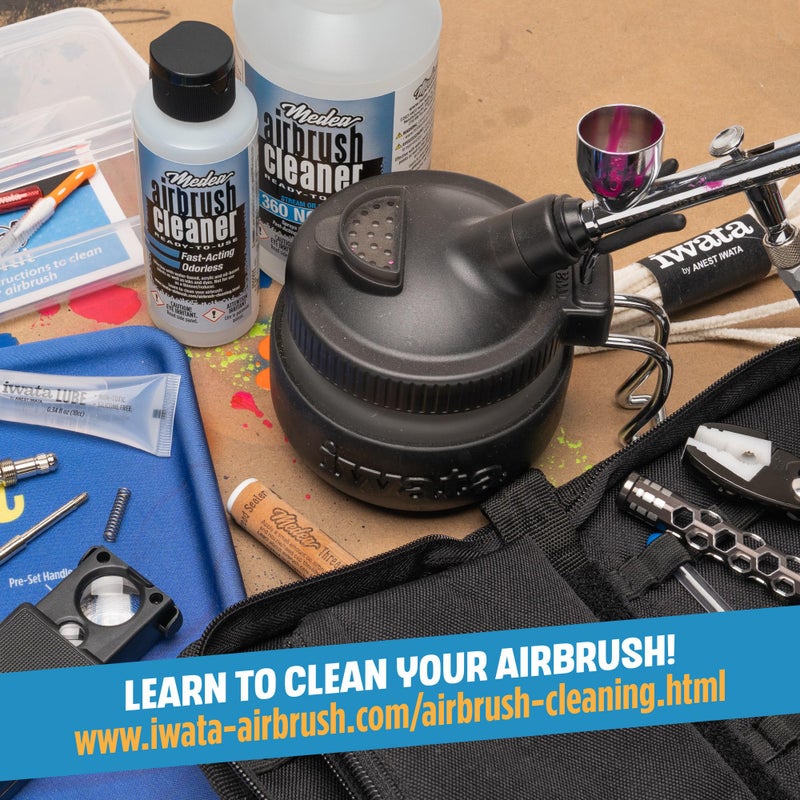 Iwata Medea Airbrush Cleaner 4 oz â€“ Ready-to-Use Solution for Airbrushes, Paint Brushes & Artist Tools â€“ For Acrylic, Oil & Water-Based Paints, Inks, Dyes, Watercolors and Gouache. Deep Cleans & Flushes - Image 4