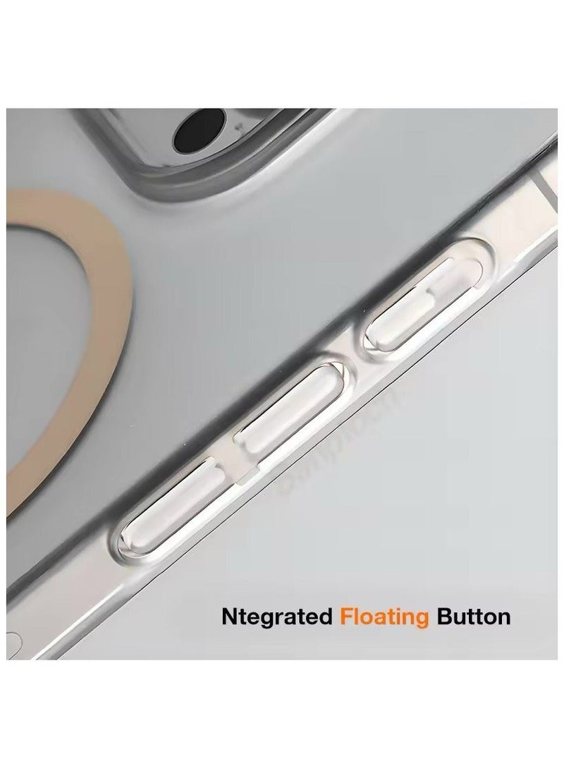 أكاليكس جراب ماج سيف الفاخر غير اللامع لجهاز iPhone 12 / 12 Pro غطاء رفيع مغناطيسي شفاف مقاوم للصدمات، (أسود) - Image 3