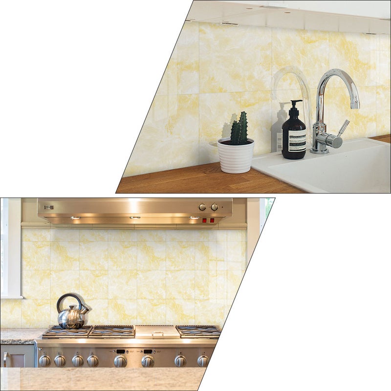 4pcs Marble Pattern Self-Adhesive Wallpaper Table Sticker Counter Decals Decor - Image 3