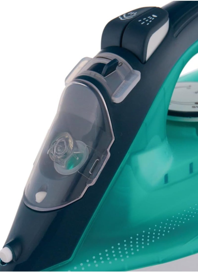 IDO - Steam Iron Ceramic 2200 watts 320 ml water tank Mint/Green SI2200-MGR - Image 1