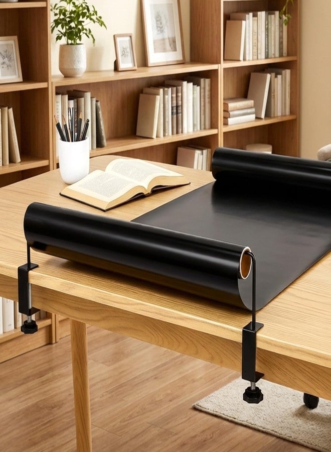 Tosstuki 2 Set Craft Paper Roll Holder Tabletop Dispenser Fit Table 0-1.8'' and Up to 7'' Thick Paper Roll Suitable for Painting & Craft Packaging - Image 4
