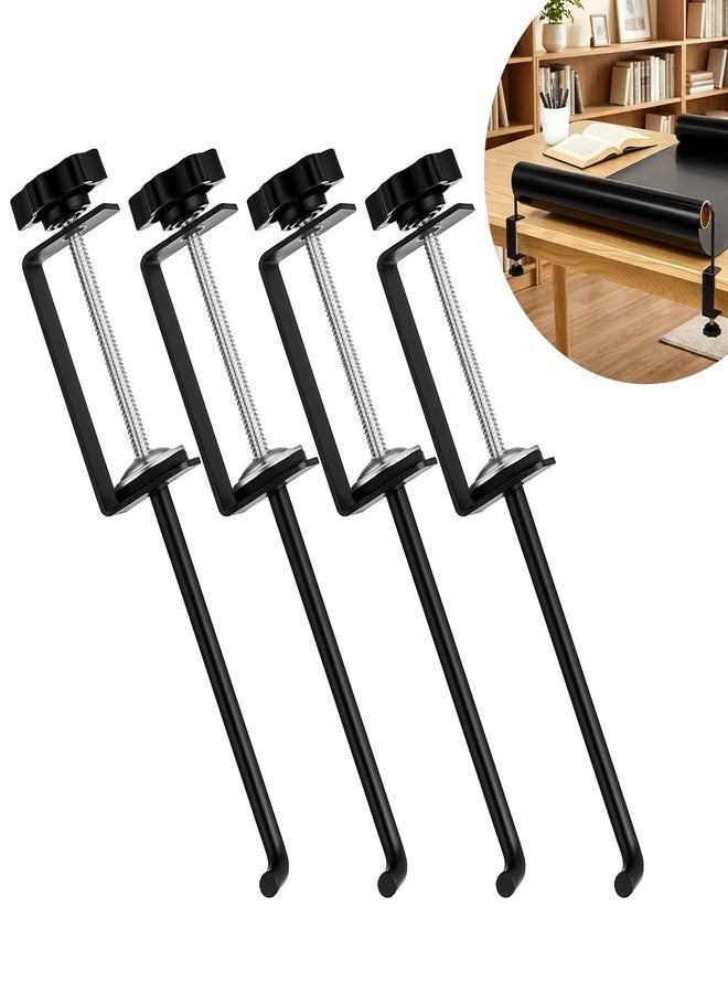 Tosstuki 2 Set Craft Paper Roll Holder Tabletop Dispenser Fit Table 0-1.8'' and Up to 7'' Thick Paper Roll Suitable for Painting & Craft Packaging - Image 1