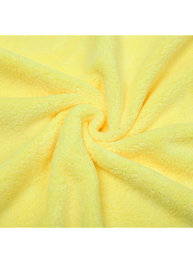 يو-هومي منشفة حمام ناعمة للأطفال، منشفة سميكة بغطاء رأس، رداء حمام للأولاد والبنات، عباءة على شكل حيوان كرتوني لطيف، منشفة حمام للأطفال الصغار (نحلة صغيرة) - Image 3