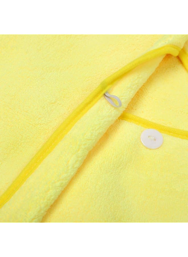 يو-هومي منشفة حمام ناعمة للأطفال، منشفة سميكة بغطاء رأس، رداء حمام للأولاد والبنات، عباءة على شكل حيوان كرتوني لطيف، منشفة حمام للأطفال الصغار (نحلة صغيرة) - Image 4