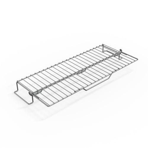 Ninja FlexFlame Upgrades Expandable Roast Smoke Rack More Indirect Cooking Space Durable Stainless Steel Holds Up to 15lbs Compatible with PG300 Series XSKFLDINDRCTRK - Image 1