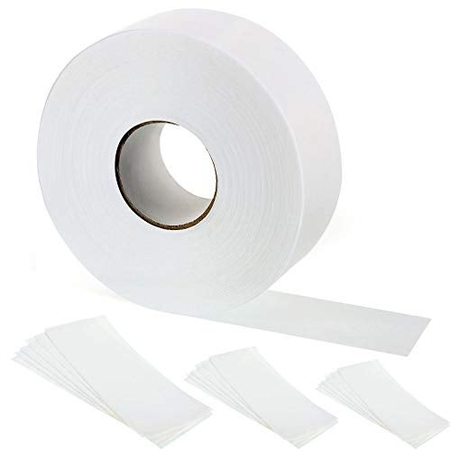 Maitys Wax Strips Roll Non Woven Muslin Strips for Body and Facial Hair Removal 275 x 50 Yards White