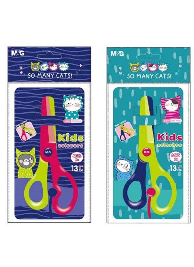 M&G So Many Cats M Plastic Scissors With Shock Absorber  - Image 2