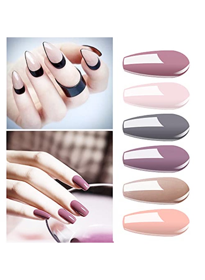 Vishine Gel Nail Polish Starter Kit  6 Colors Gel Polish Set Base Top Coat 36W LED UV Nail Lamp with Full DIY Gel Manicure Nail Tools by Vishine 8ml 12 - Image 4