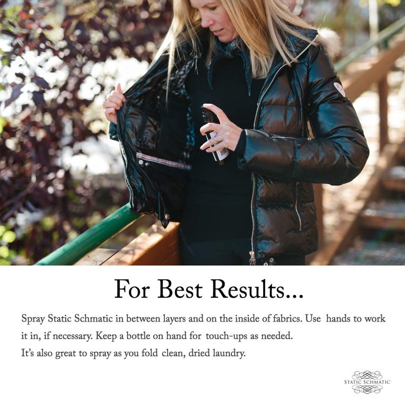 Static Schmatic for Clothes, Natural Static Cling Remover, Static Spray for Clothes, Anti-Static Spray, Natural Static Cling Remover, Dryer Sheet Alternative, Laundry Size (12 Fl Oz) - Image 5