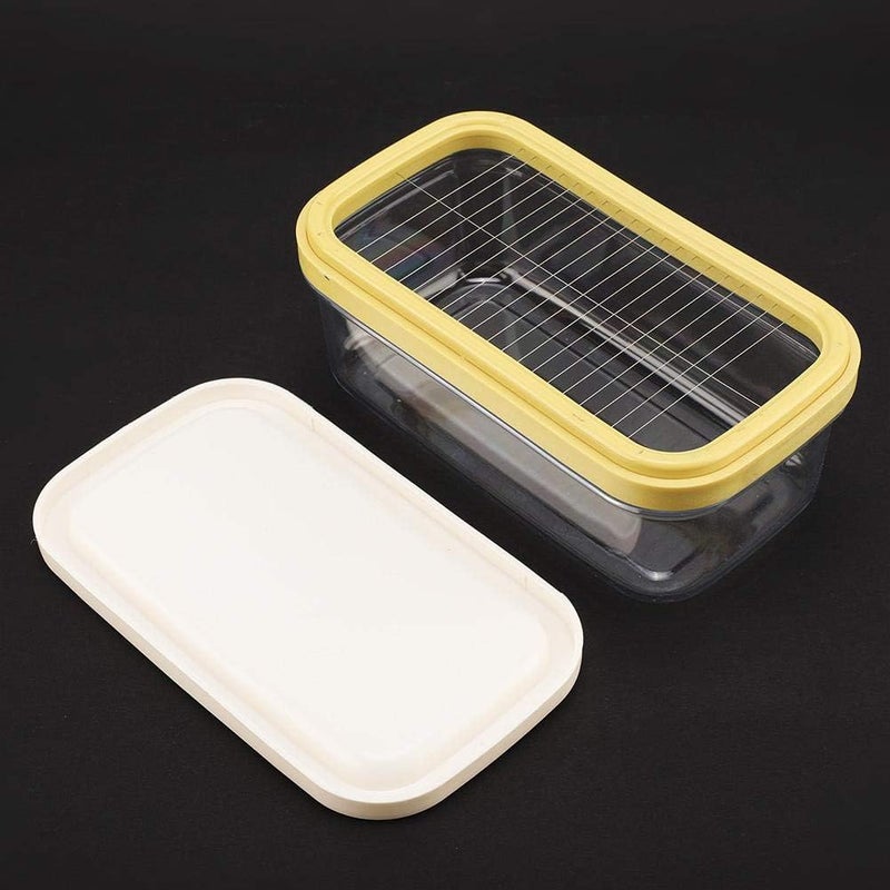 klarako Butter Storage Box, Butter Box Cheese Container Keeper Butter Dish with Lid and Cutting Net Butter Storage Holder for Kitchen Restaurant Baking Food Storage Preservation Box, 6.7 x 3.9 x 2.8 in - Image 3