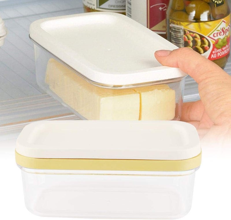 klarako Butter Storage Box, Butter Box Cheese Container Keeper Butter Dish with Lid and Cutting Net Butter Storage Holder for Kitchen Restaurant Baking Food Storage Preservation Box, 6.7 x 3.9 x 2.8 in - Image 2