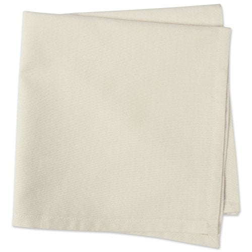 DII Solid Pastel Napkin Set Cotton, Machine Washable, 20x20 Inch, Natural, 6 Count - Image 3