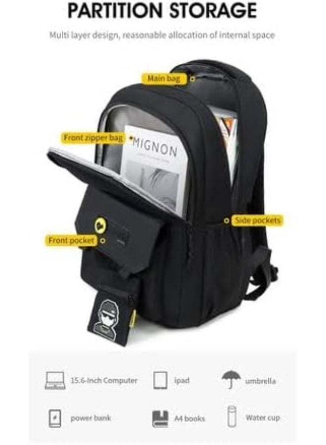 New multi-compartment backpack for laptops, school, and travel for BOYS water-resistant for everyday use. - Image 3