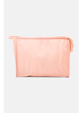 Muy Mucho Plain Toiletry Bag, Peach  - Image 1