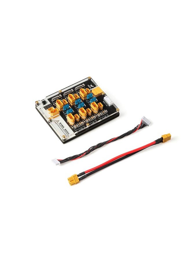 HGLRC شاحن بطارية ليثيوم بوليمر متوازن 6 منافذ ثور برو 40A موصل XT60 XT30 2-6S مدمج مع مفكك بطارية ليثيوم ل IMAX B6 ISDT Q6 نانو HOTA D6 برو P6 - Image 1